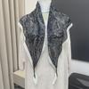 Cotton And Linen Triangle Scarf Summer Thin Silk Scarf Women'S High-End Shawl Women'S Versatile Belt Japanese And Korean Fart Curtain Scarf