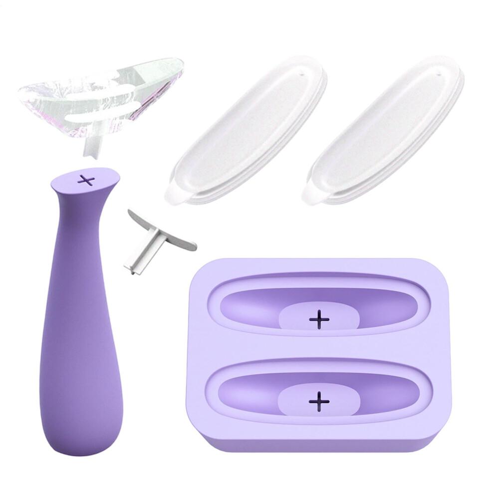 Ice Face Roller Silicone Massager Ice Mold Facial Roller for Facial Contouring Cold Therapy