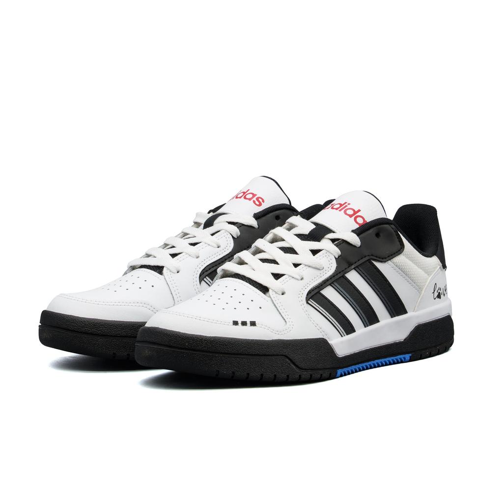 Adidas Neo Leather Low top Skateboard Shoes Unisex Black White Gray JQ3923(Team-1451)-Random packaging bags