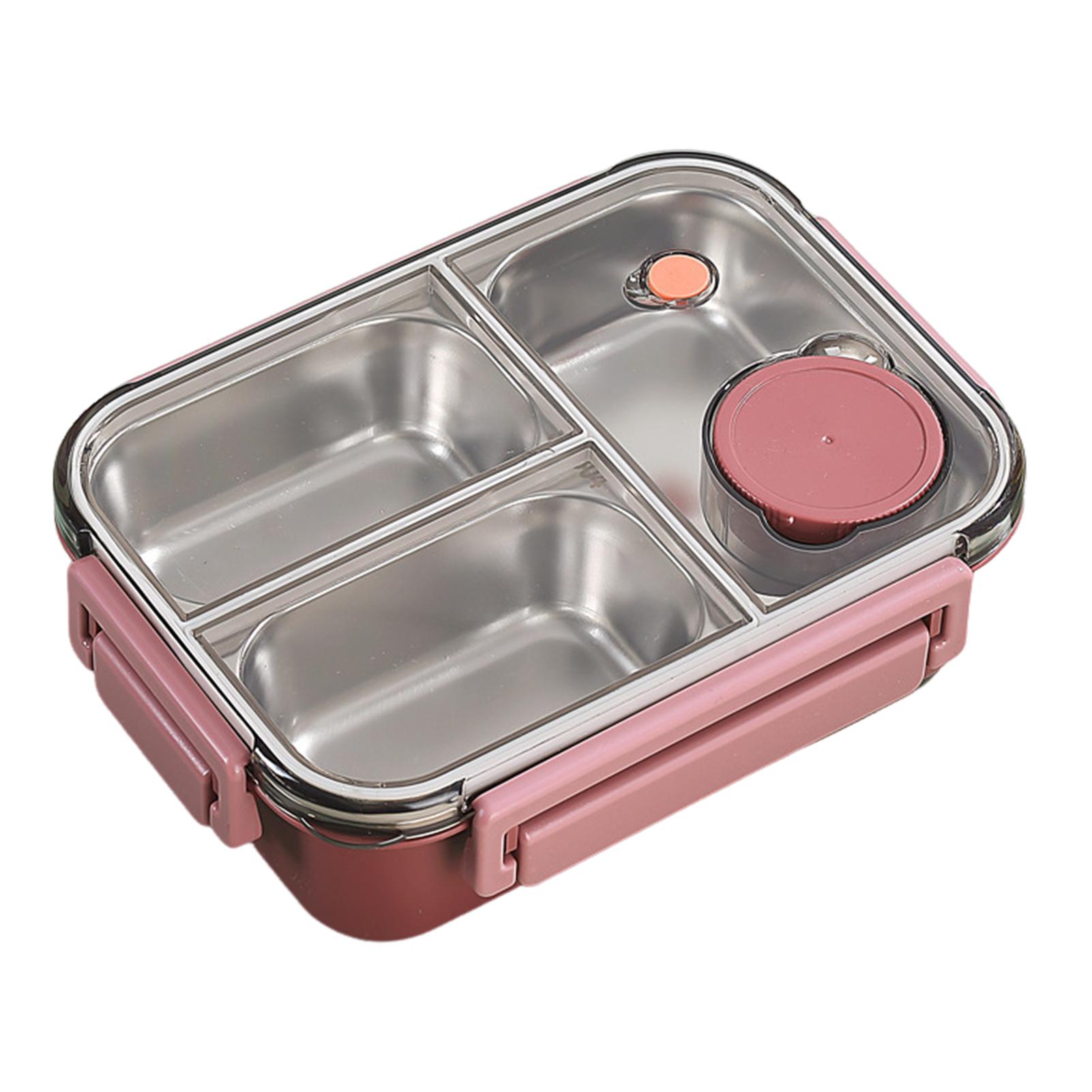 Ланч-бокс для детей и взрослых удобная многоразовая коробка для хранения свежих продуктов для мужчин и женщин 2 Grids 3364₽