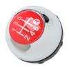 Plastic Knob Manual Gear Shifter Knob Vehicle Customization Speed Number 6 R Material Plastic Mounting Hole 10mm
