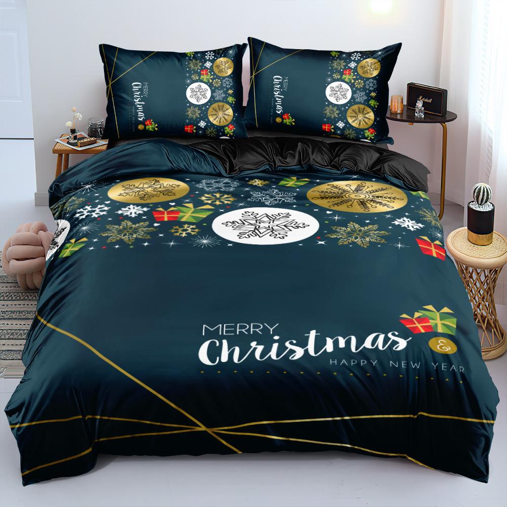 2/3pcs Bedding Set Digital Print Comfortable Duvet Cover for Home Bedroom Decoration, 1 Duvet Cover and 2pillowcase with Zippers