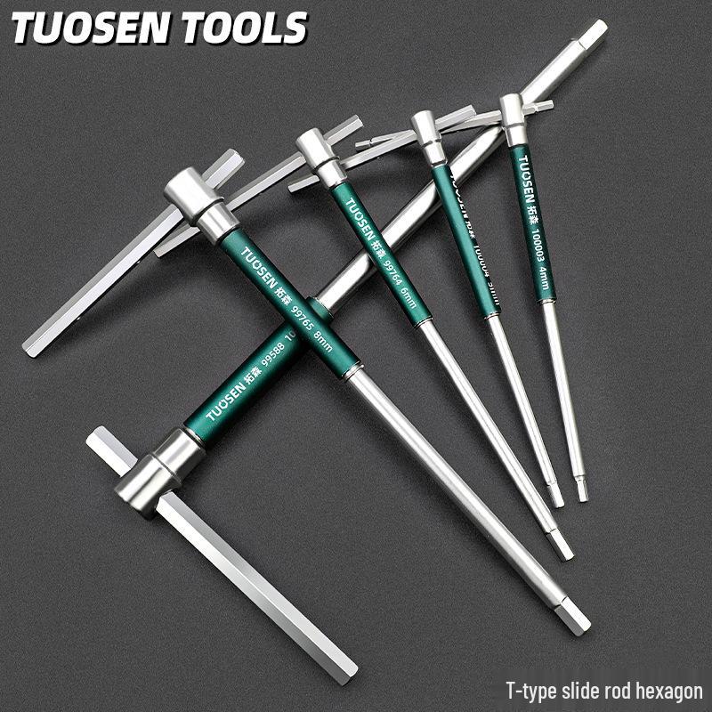 Tuosen T-Type Sliding Hexagon Wrench and Screwdriver Set