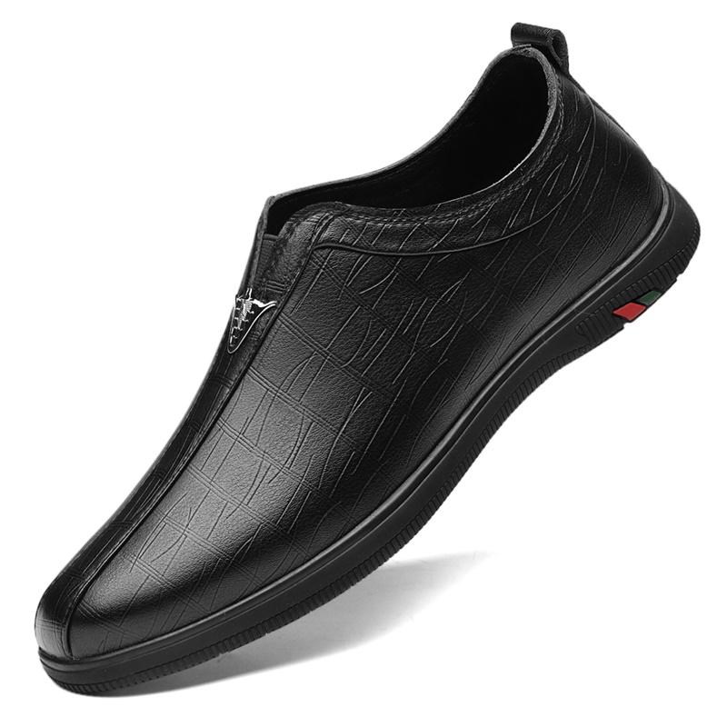 

Высококачественная мужская повседневная обувь, роскошные брендовые мужские мокасины из натуральной кожи, мокасины с открытыми ступнями, дышащие, без застежек, обувь для вождения 36