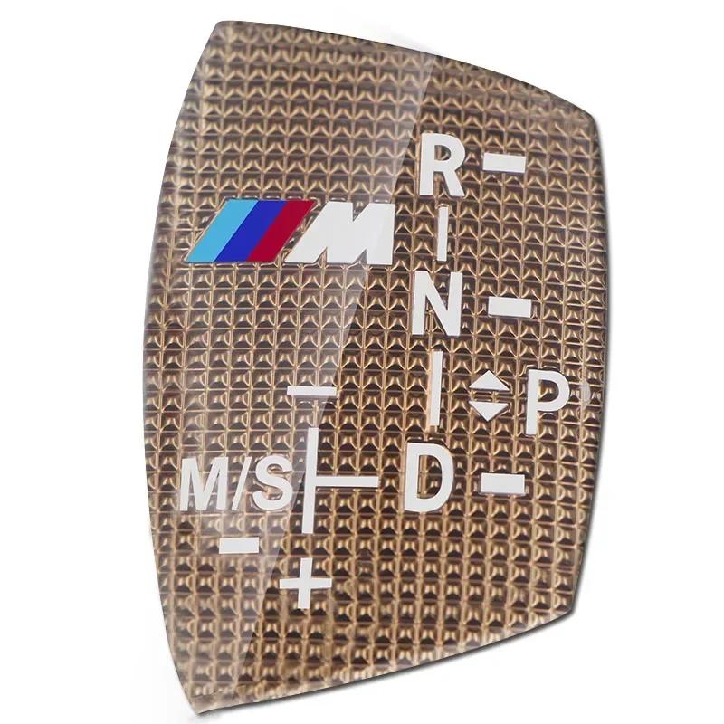 For BMW M 1pcs M performance Car Gear Shift Knob Sticker Cover For bmw M Sticker X1 X3 X4 X5 X6 X7 e46 e90 f20 e60 e39 f10 Car a