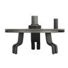 Fuel Pump Lid Wrench Carbon Steel 3 Jaws Adjustable 89 To 170mm Fuel Tank Cover Removal Tool