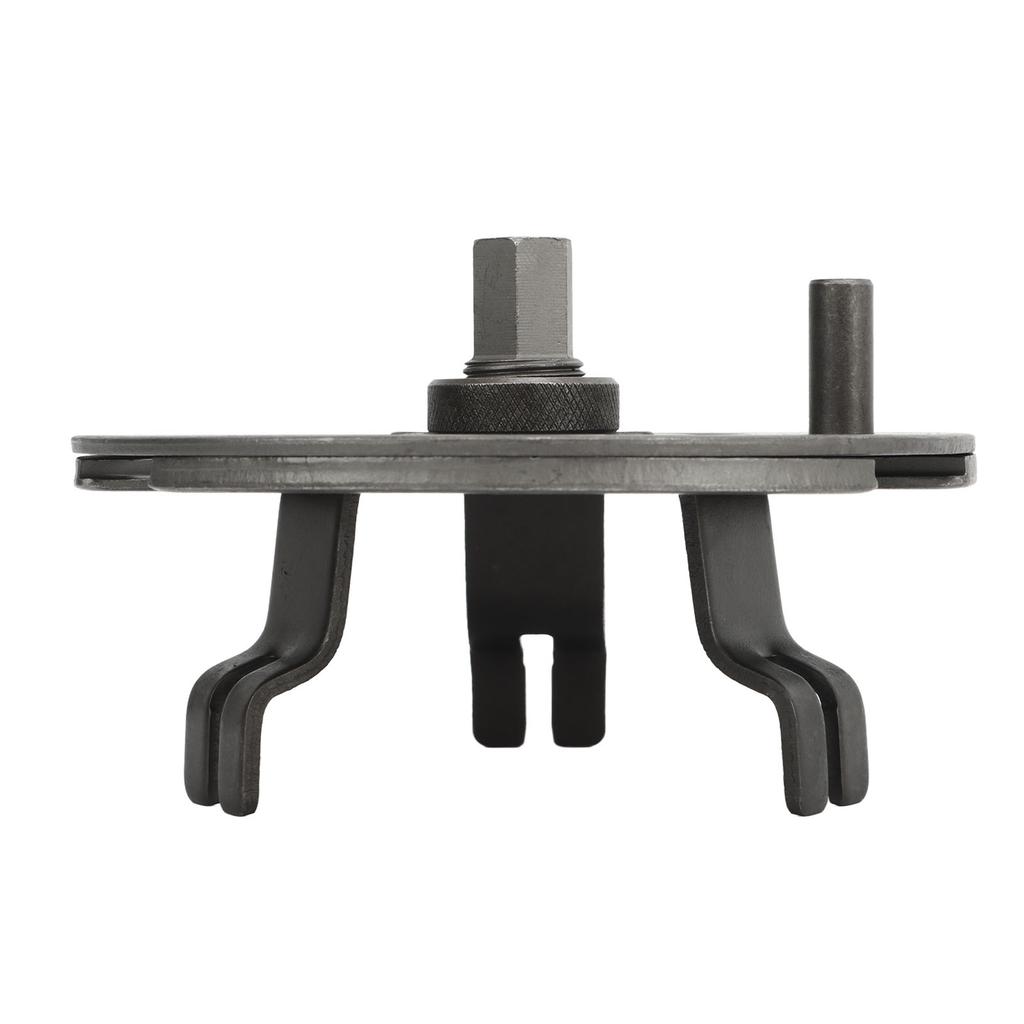 Fuel Pump Lid Wrench Carbon Steel 3 Jaws Adjustable 89 To 170mm Fuel Tank Cover Removal Tool