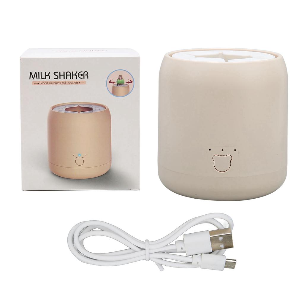Baby Milk Bottle Shaker Automatic USB Charging Portable Low Noise Hands Free Milk Blender Mixer for Infant