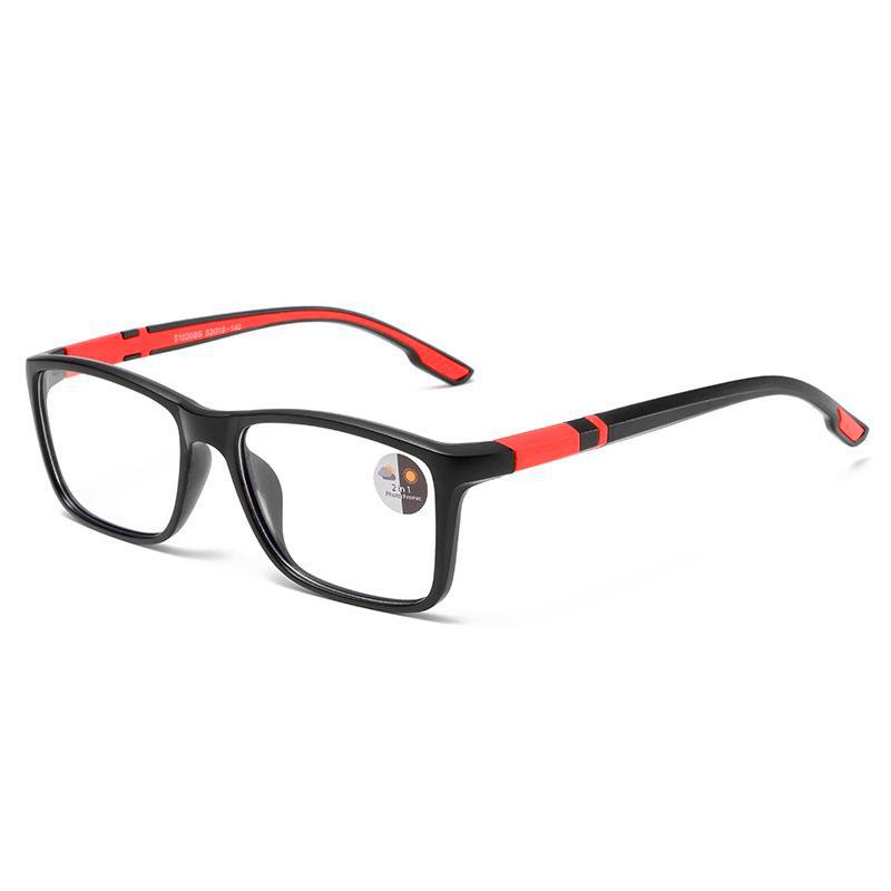 

Бифокальные очки для чтения с высокой четкостью и защитой от синего света для дальнего и ближнего зрения, легкие спортивные очки TR для пожилых людей Photochromic +150