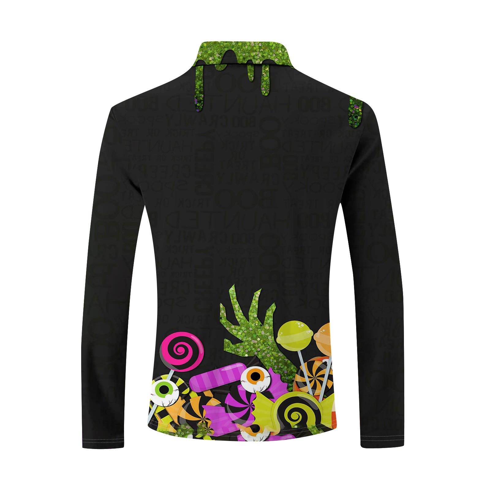 Мужская рубашка с длинными рукавами и воротником на пуговицах — фото 4