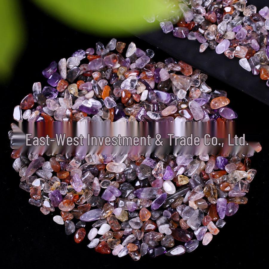 Kristall Edelstein Flaschen: Achat, Jade, Turmalin Mineralienproben (5-7mm)