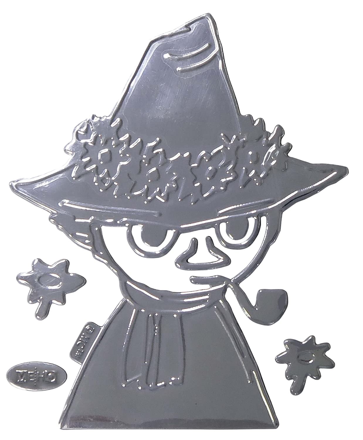 

Наклейка Meiho Moomin Snufkin Emblem FS077, Серебристая,