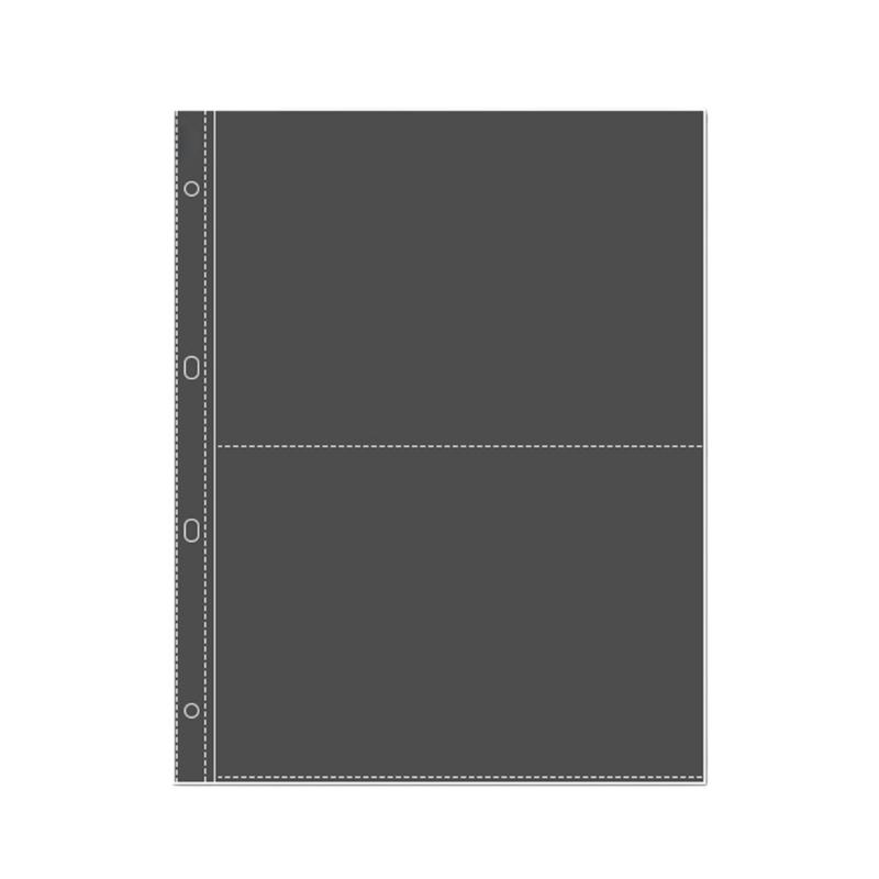 20Piece Plastic Photo Album Refill Page For Collectible Card Thick Clear Binder Pocket Sheet Protectors Photocard Sleeve