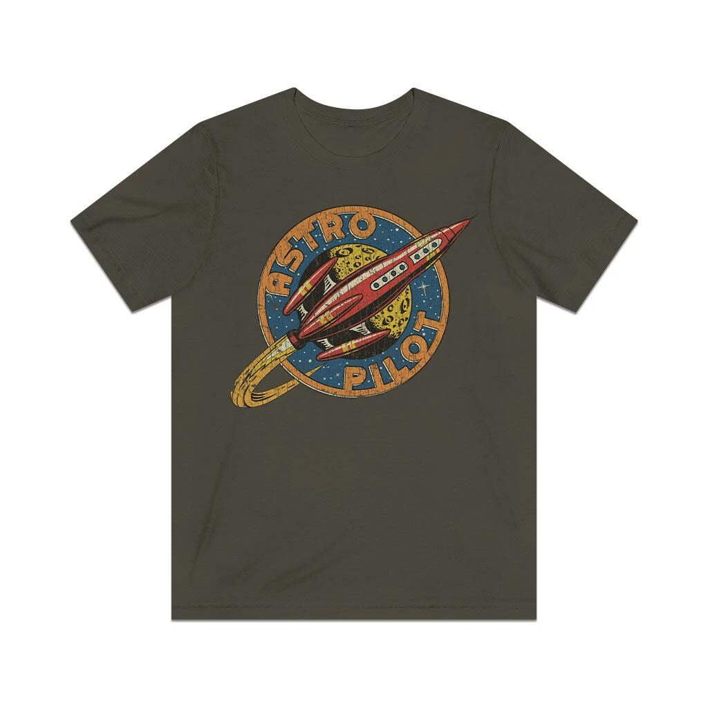 Astro Pilot 1977 Vintage Men s T shirt 2XL