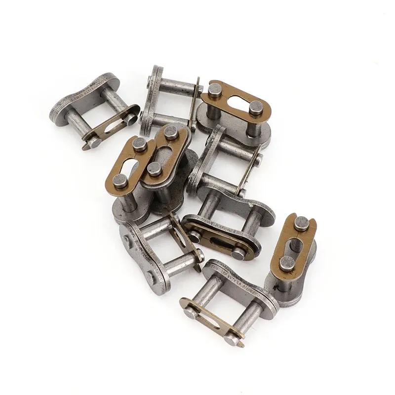 Gold/black 10 pcs 420 Chain Master Link For 50cc-150cc Motorcycle Dirt pit bike ATV Quad Accessories