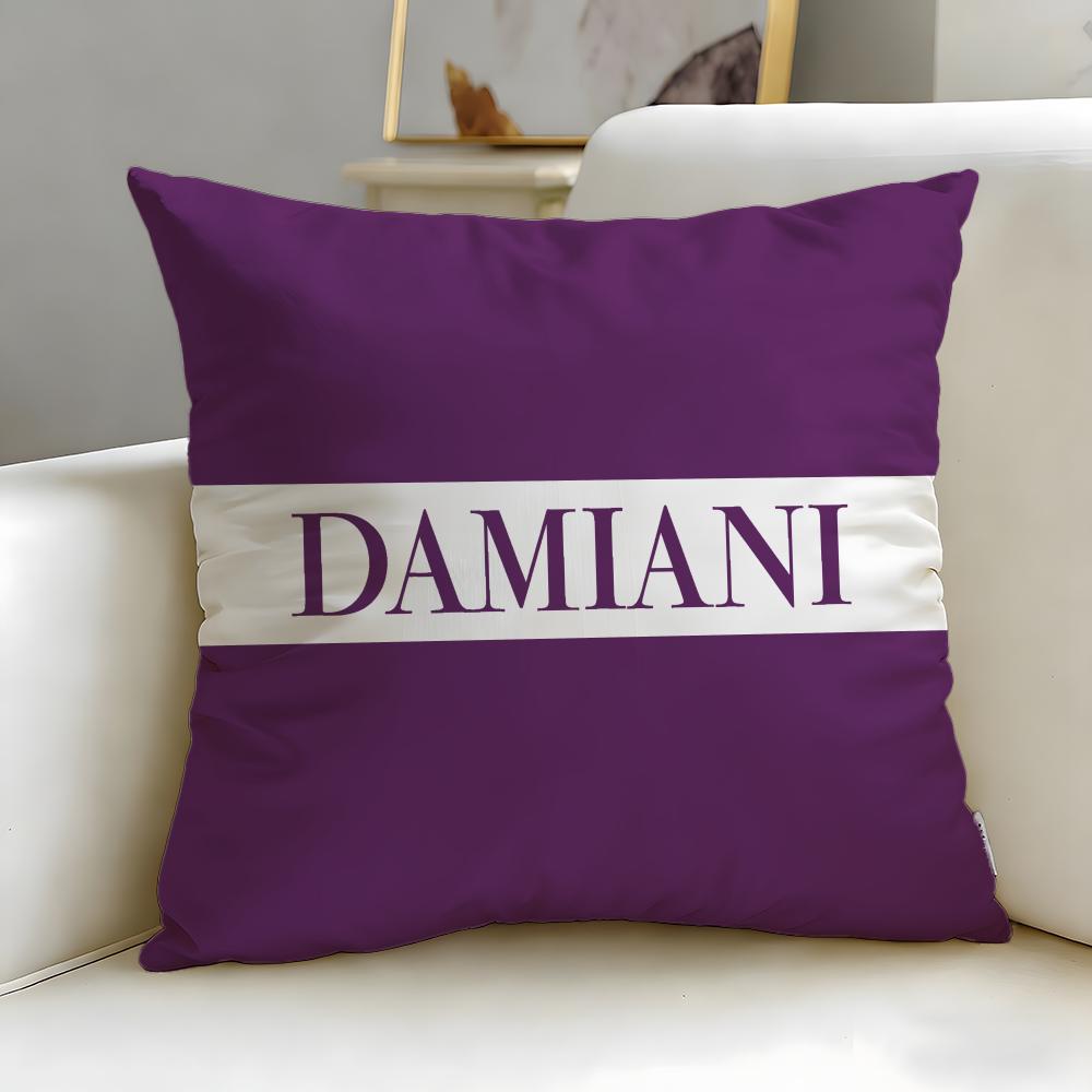 Klassische Schmuckmarke Damiani Kissenbezug Cushion Cover Weich & Leicht zu Waschen – Vielseitig für Sofa, Bett, Reisen und Büro