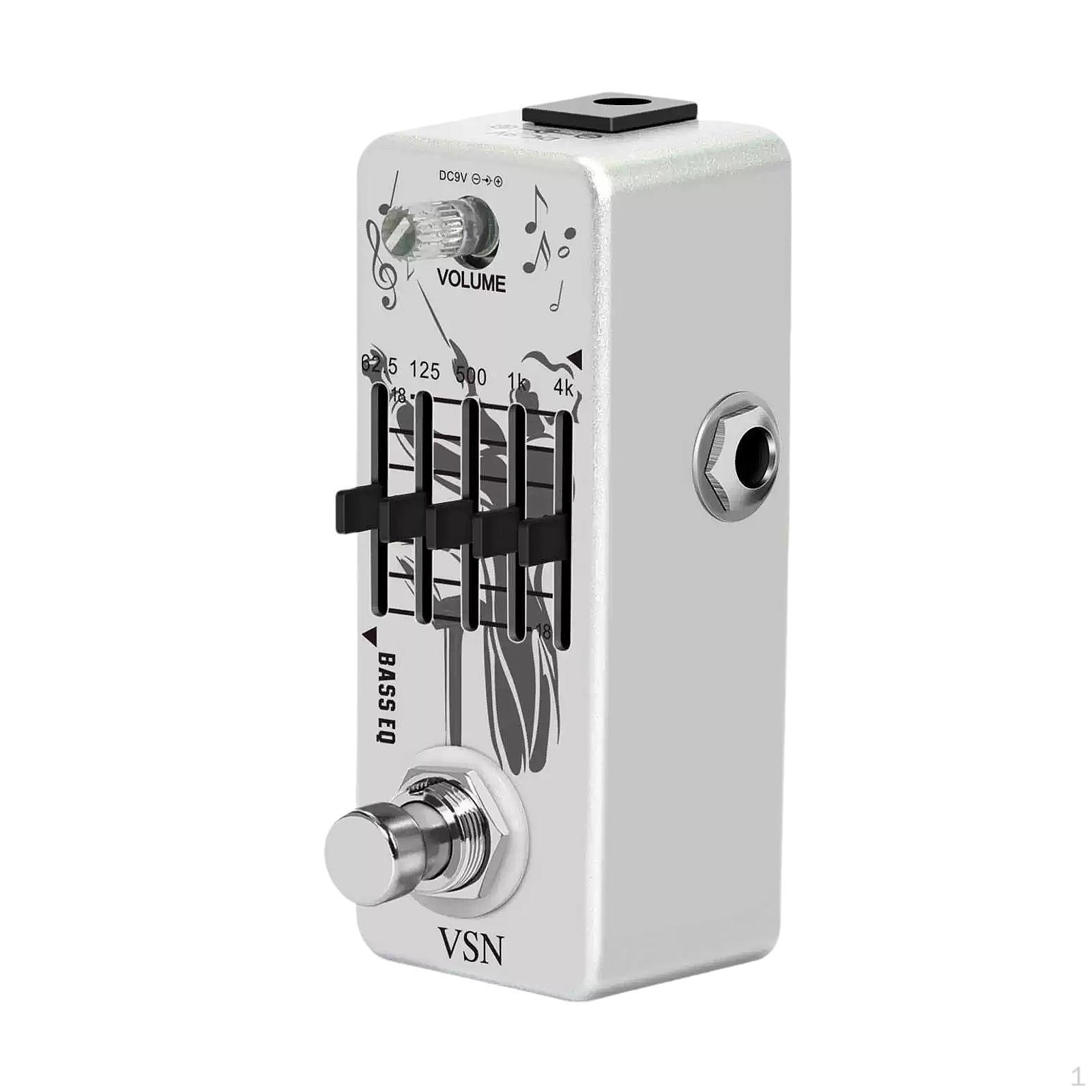 

Bass EQ Pedal Graphic ,Effect Accessories, Sturdy,62.5, 125, 500 Hz 1 KHz 4 5 Band