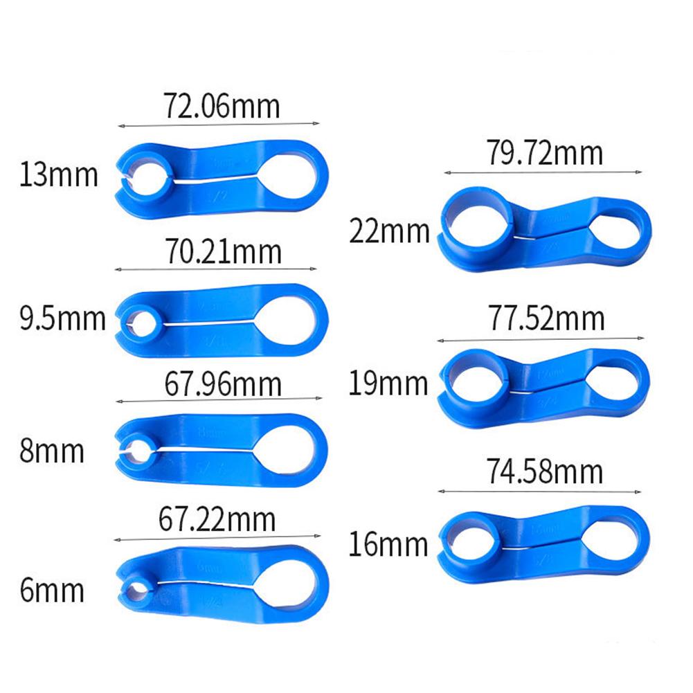 Ölleitungsverbindung, AC-Leitungen, abgewinkelt, Trennen, Kunststoff, Auto-Klimaanlagenrohr, Kraftstoffleitung, Entfernungsreparaturwerkzeuge 6/8/9,5/13/16/19/22 mm