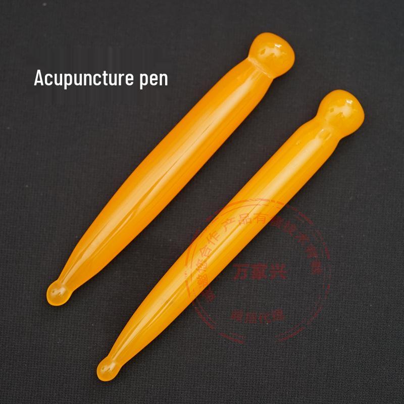 Jade Gua Sha Fish-shaped Face and Body Scraping Board - Transparent Crystal Acupressure Massage Tool.