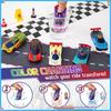 Magic Mini Water & Temp Color Change Alloy Racing Cars Pull Back Racing Vehicles Model With Crash-Proof Slide Bath Water Toy
