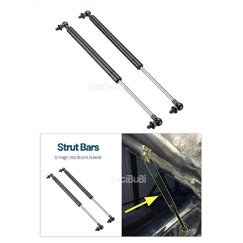 For Nissan Patrol Y61 Y62 1997-2018 2pcs Front Bonnet Hood Strut Lift Support Bars Gas Spring Dampers Rod Accessories