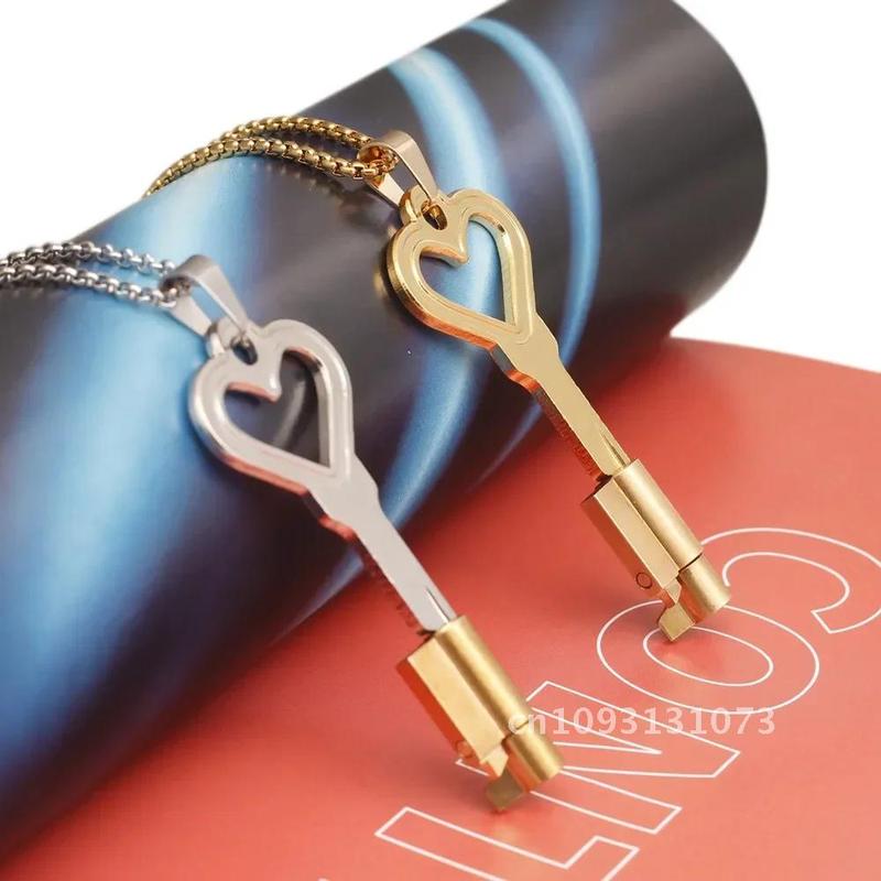 SM Chastity Cage Key Necklace Accessories Fits All Cages Key Couple Locks Holder Games Sex Cheating Integrated Preventing Toys