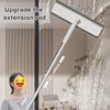 3-in-1-Teleskop-Fensterglasreiniger, Wischer, langer Griff, doppelseitige Bürste, Fenstermopp, Abzieher, Wischer, Haushaltsreinigungswerkzeug