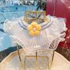 Fashion Small Flower Cats Collar Lace Bib Lace Pet Collar Bib Sweet Cat Necklace