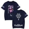Genshin Impact T Shirt for Men Women Summer Clothing Fitness O Neck Anime Man T-shirt for Male Oversized Men T-shirts Tops