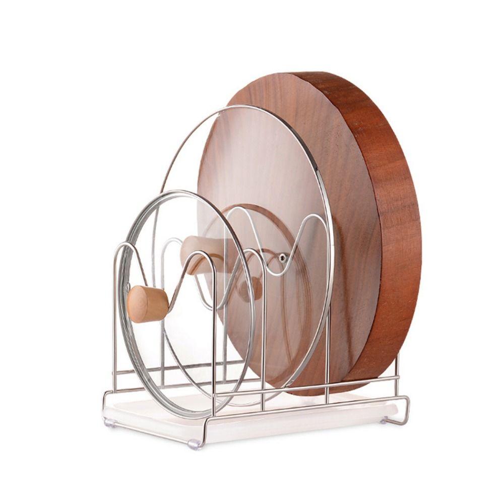 Stainless Steel Cutting Board Holder Multi-functional Kitchen Storage Rack  Kitchen Supplies