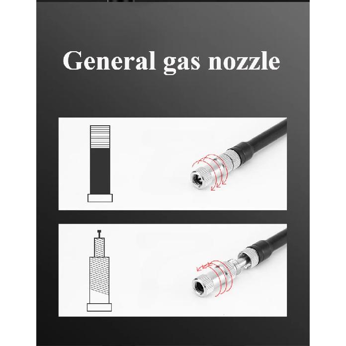 Light Pressure Cylinder Aluminum Alloy Front Fork Pump Rear Shocked Absorber Road Bicycle Inflatable 300PSI Bike Accessories