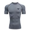 Black Eagle Men's Sports T-shirt Training Fitness Compression Workout T-Shirt Rashgard Tops Tee Quick Dry Short Sleeve T-Shirt