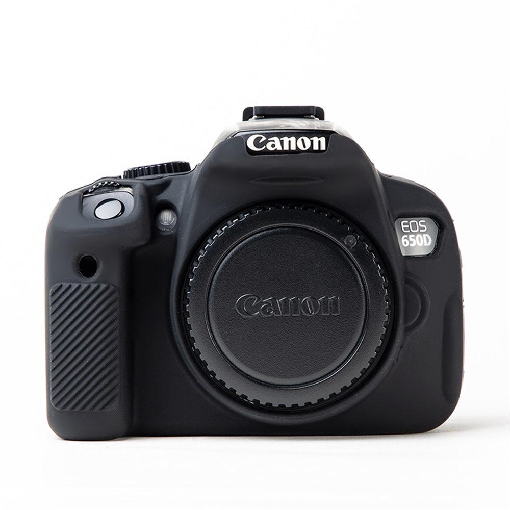 Soft Silicone Armor Camera Body Case For Canon EOS 600D 650D 700D Shockproof Rubber Cover