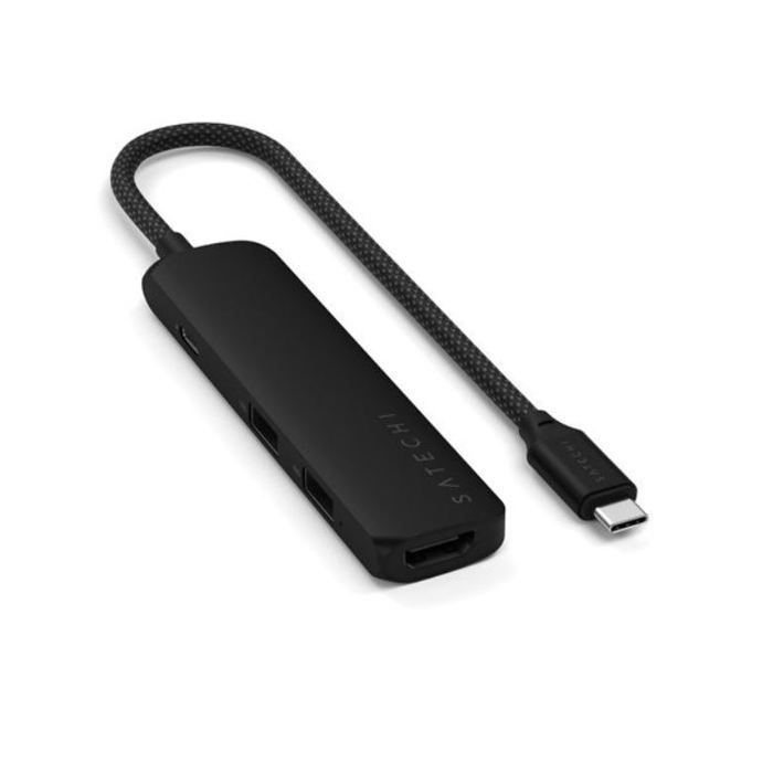 4-in-1 Multiport USB-C Hub - Satechi - 4K - 100W Power Delivery - 10Gbps - HDMI 60Hz