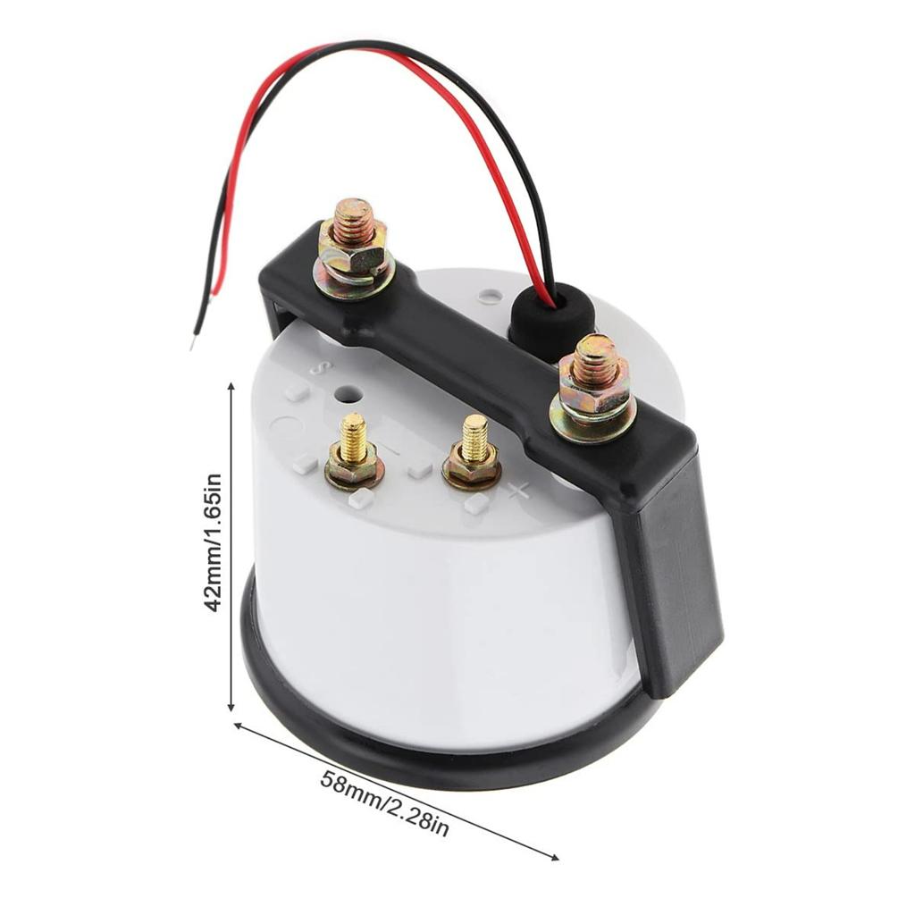 2" 52MM 12V 8~16V Universal LED Electrical Car Voltmeter Voltage Gauge Meter, Volt Meter, Pointer Voltmeter