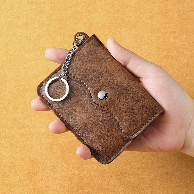 Portable Card Bag Cow Leather Men'S And Women'S Card Bag Coin Purse Slim Credit Card Id Holder Pocket Wallet For Men And Women