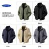 Mao Ren Men's Fleece-Lined Stand Collar Jacket