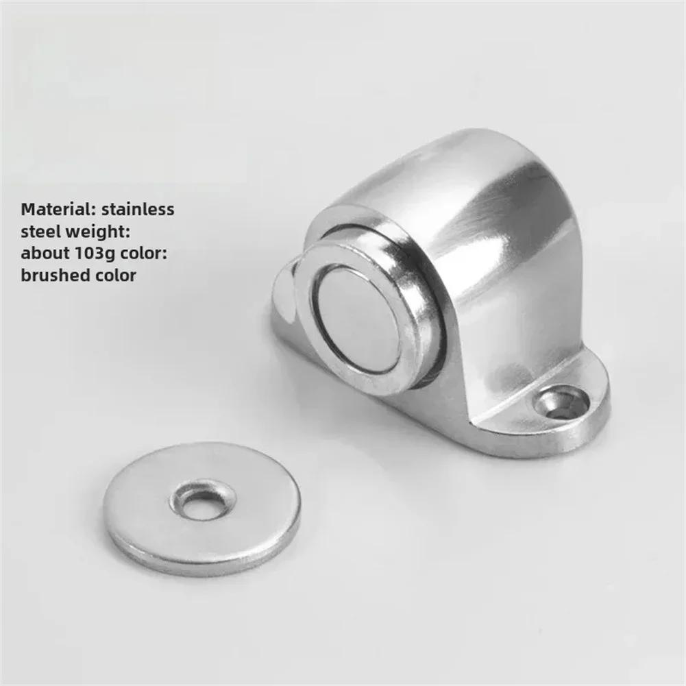 Eleganter Türstopper Magnetischer Türstopper Innenbereich Außenbereich Stabile Bodenmontage Super Saugdesign Für den Heimgebrauch