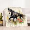 Horse Blanket Ultra-Soft Perfect for Seaside Bedding Chair for All Occasions Stylish Decor Gifts For Family Or Friends