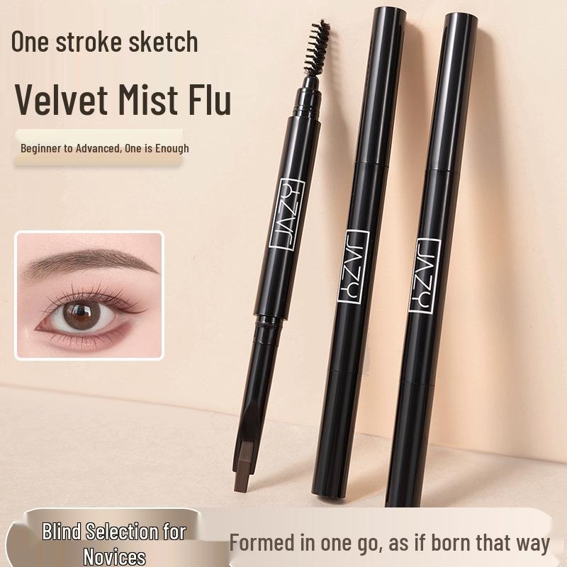 JAZY Ultra-Fine Double-Ended Long-Lasting Waterproof Eyebrow Pencil for Natural, Defined Strokes