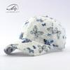Hat women's summer sunscreen sun hat travel shopping butterfly print hardtop baseball cap women's cap