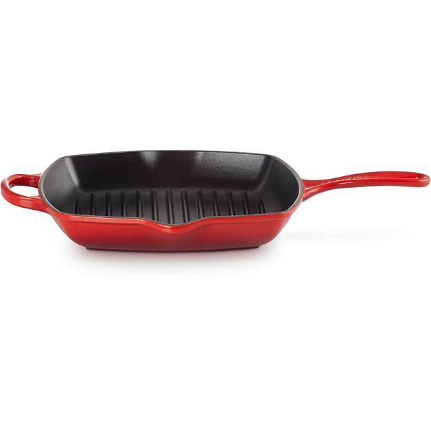 Сковорода-гриль Le Creuset квадратная 26x26 см вишнево-красная (20183260600422)