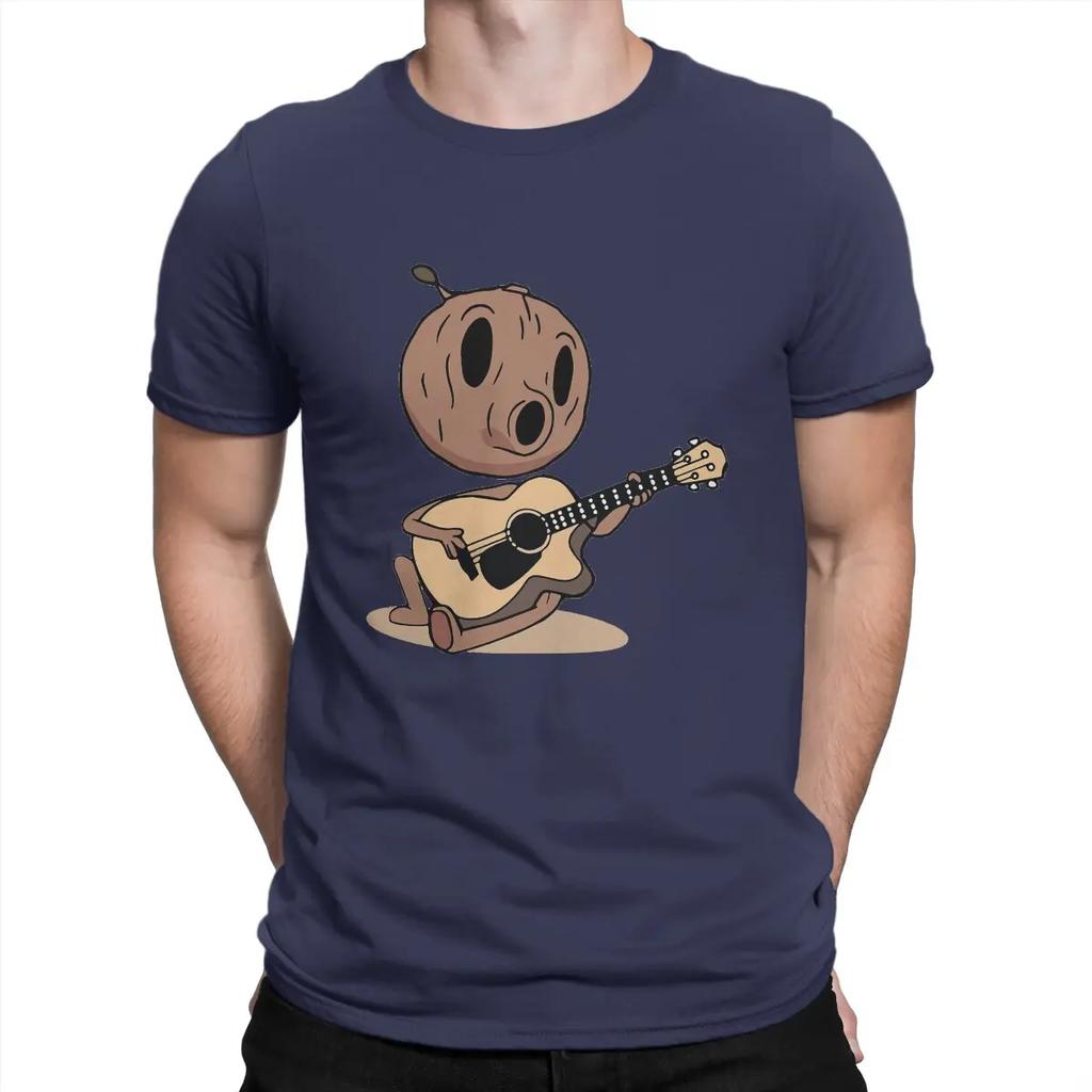 Music Guitar Hip Hop TShirt H-Hilda Cartoon Leisure T Shirt Summer Stuff For Adult