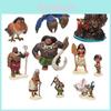 10buc Figurine de Acțiune Moana Păpuși Jucării Drăguțe PVC Cadou Copii Pentru Timp de Joacă Creativă Decor