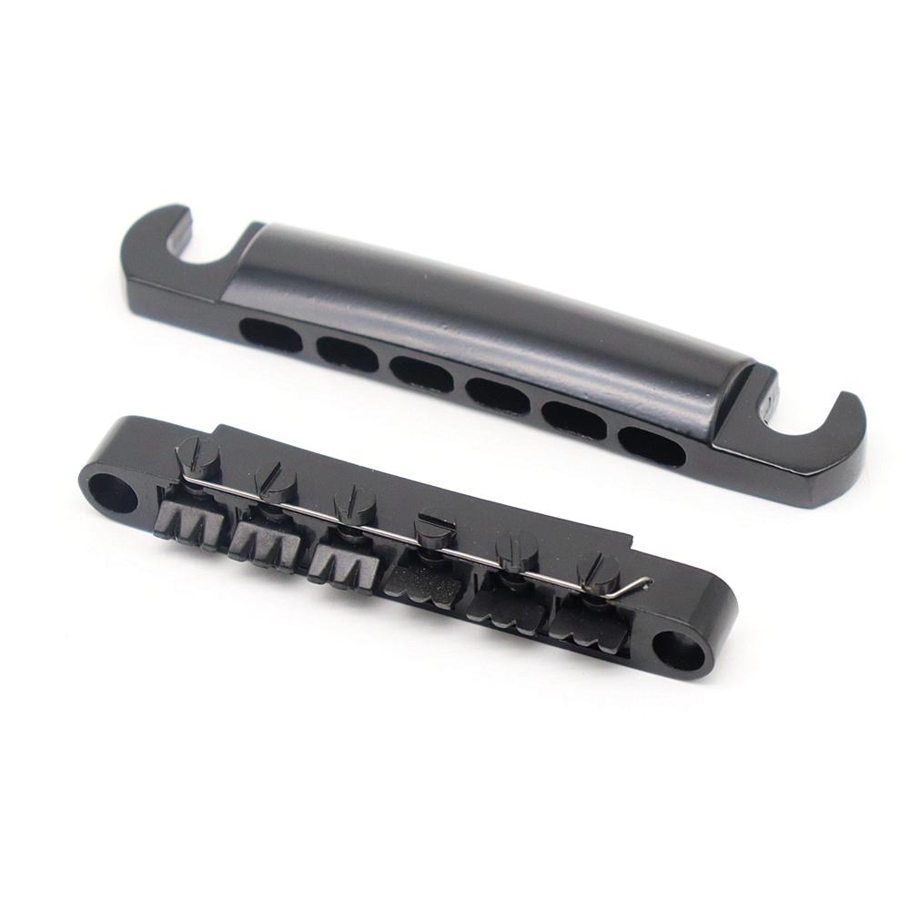 1Set Guitar Bridge Tune-O-Matic Bridge & Tailpiece 12 String For LP Electric Guitar