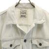 Levi's Big E Denim Jacket S White System Jeans Men's Used