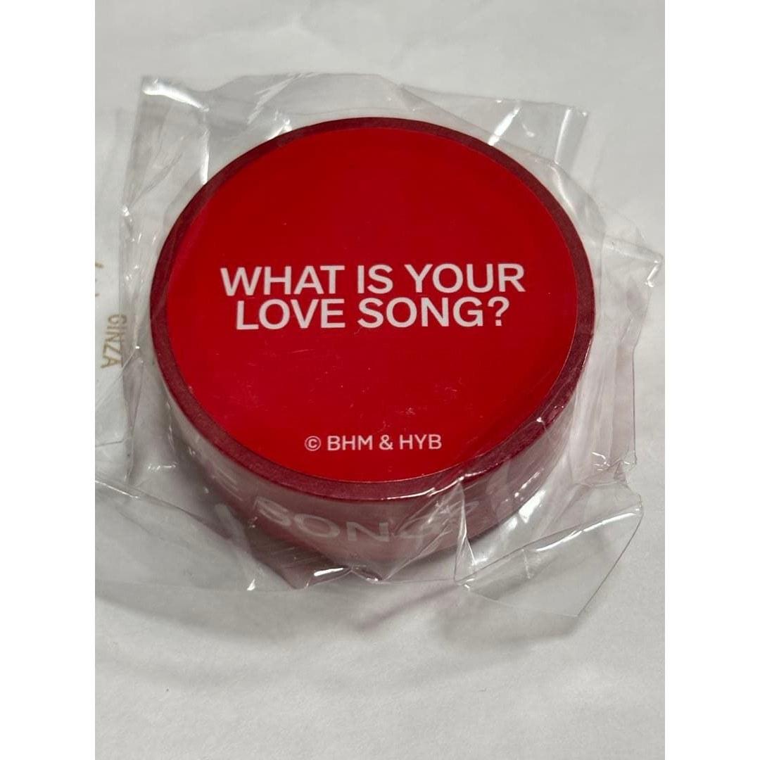 BTS Arirang Flying Disc Challenge Masking Tape (Red)