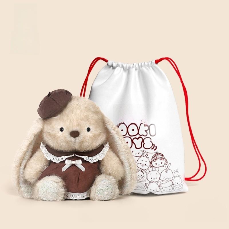 Rabbit Plush Toy With Long Pile Fur For Kids Sleep Companion And Giftgiving
