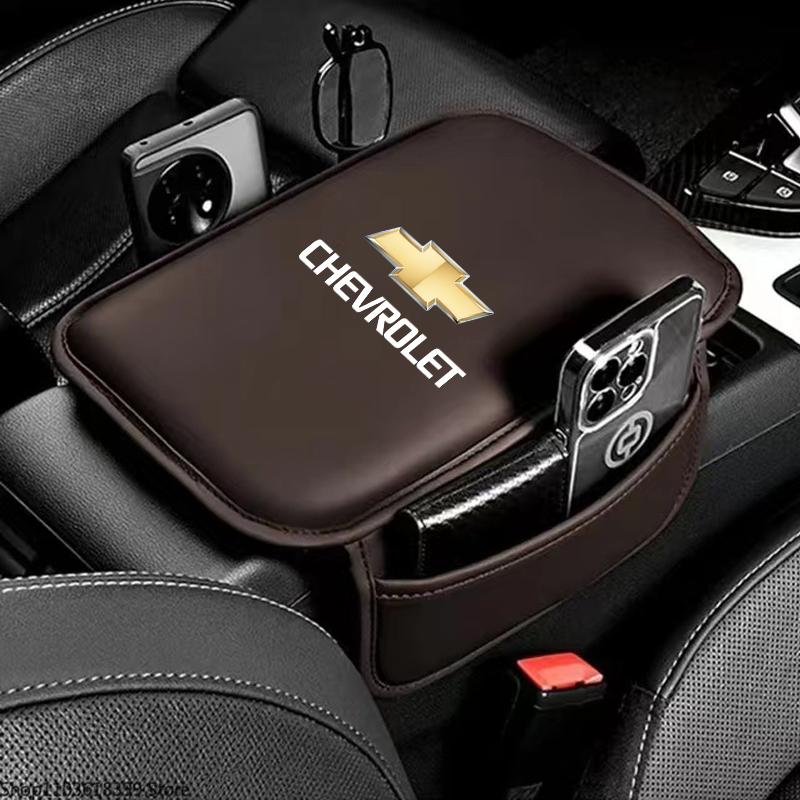 Leather Car Armrest Box Pad Auto Armrest Mat High Quality Accessorie For Chevrolet Cruze Captiva Sail Corsa Spark Epica Nubira