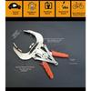 Alloy Steel Ring Expander Compressor Pliers With PVC Handle For Vehicle Pipe Appliance Mechanical Repair Tool